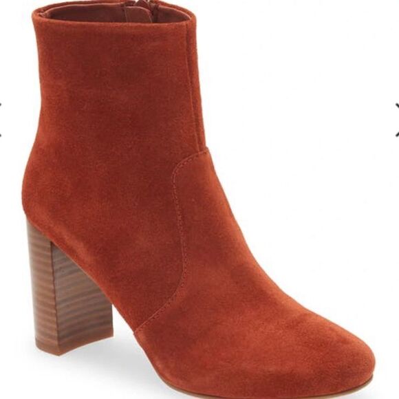 JEFFREY CAMPBELL PRIANA Bootie In Rust Suede NWT - Picture 3 of 11